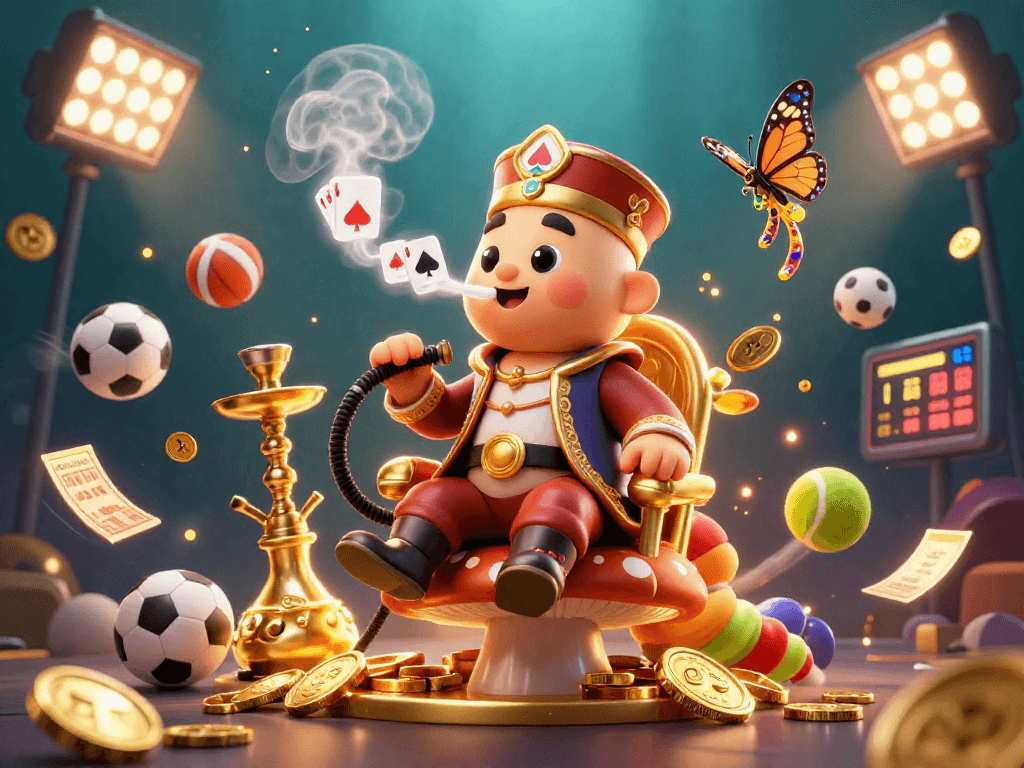 Experience thrilling games at sunwin with a captivating 3D casino scene filled with action and excitement.