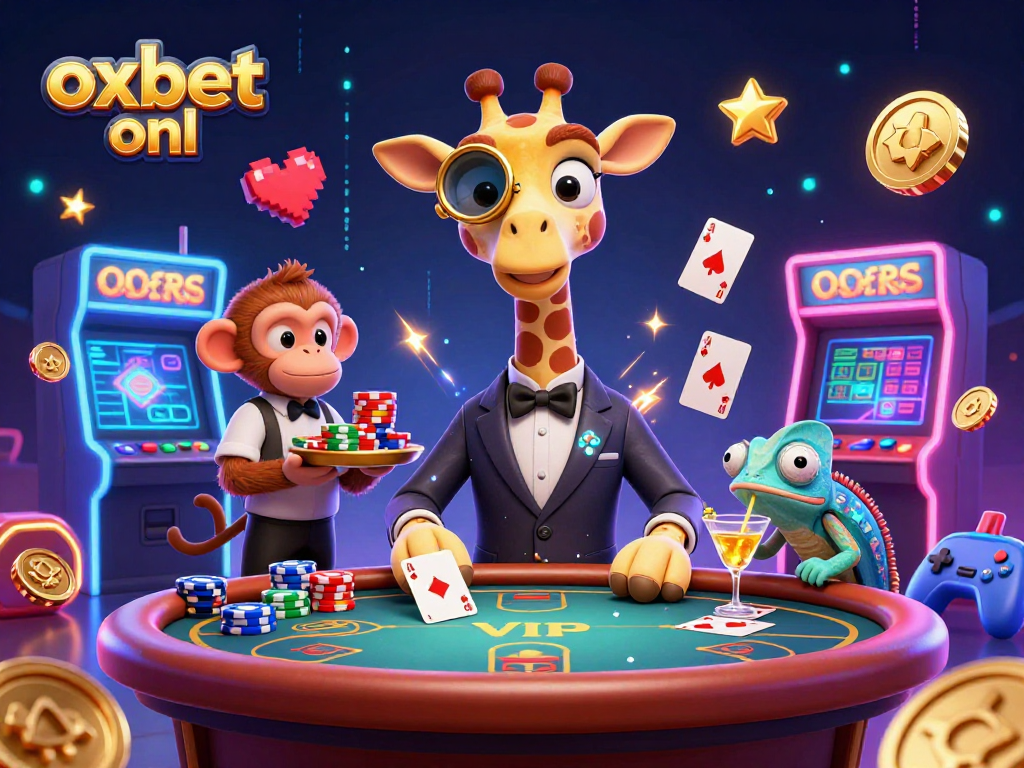 Experience thrilling poker action with the vibrant oxbet onl scene featuring iconic casino characters.