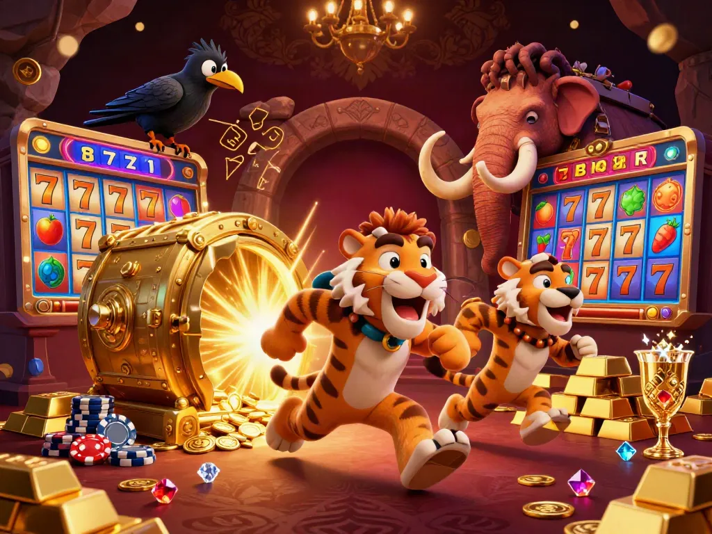 Experience thrilling wins at 789CLUB with vibrant slots and casino action in a dynamic scene.