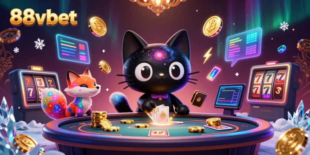 Win big at 88vbet's cosmic casino featuring vibrant characters and thrilling games.